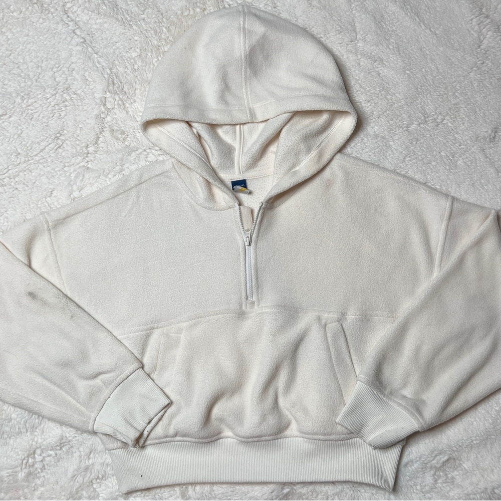 Never Not Hustling half zip up